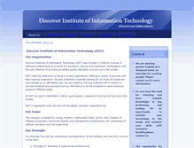 Tablet Screenshot of discoveriit.com